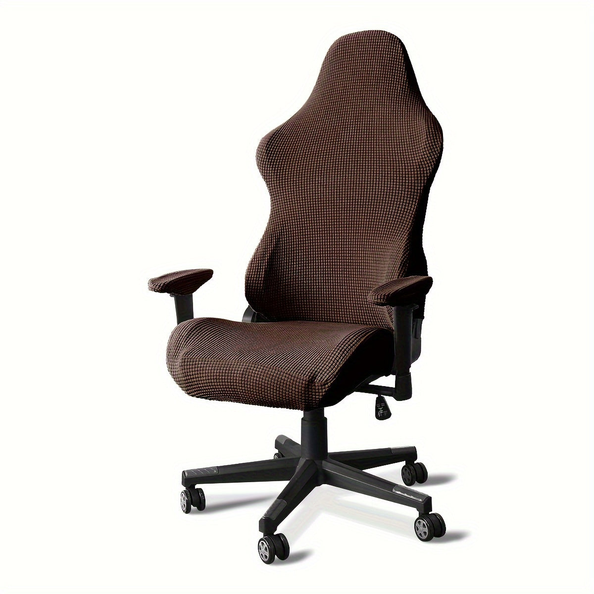 Housse de chaise de bureau gaming, dossier baquet, jacquard