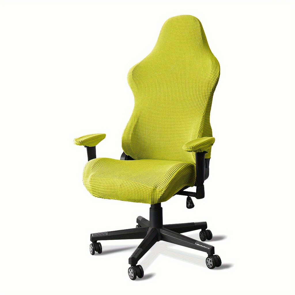 Housse de chaise de bureau gaming, dossier baquet, jacquard