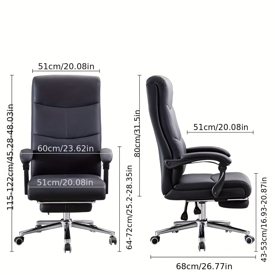 Housse de chaise de bureau en velours avec accoudoirs, 3 pièces