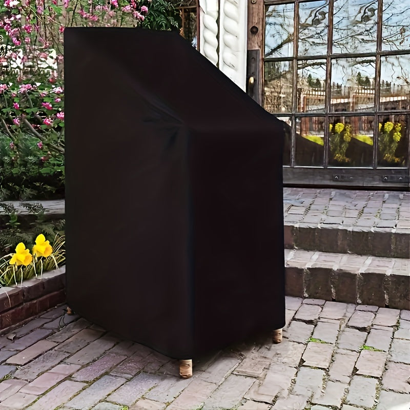 Housse de chaise de jardin pour chaises empilées, toile 210D