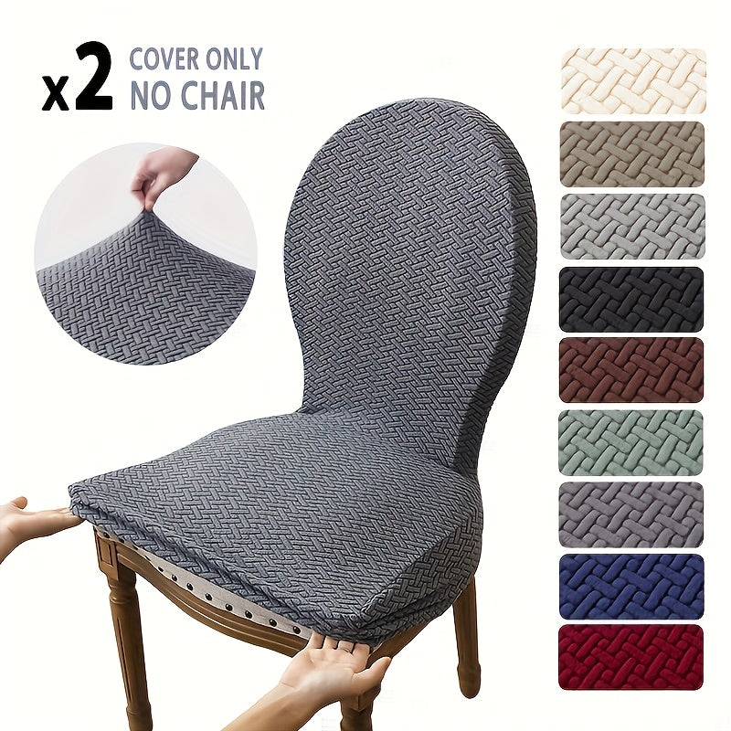 4#Gris Foncé (Gris Profond) / 2 pièces