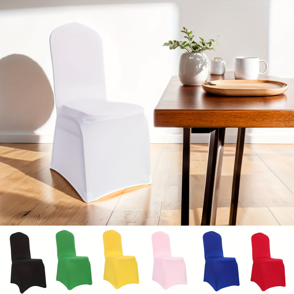 Housse de chaise extensible en 7 coloris, lot de 20 ou 30