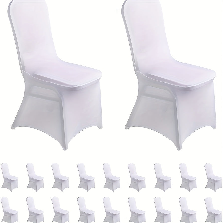 Housse de chaise extensible en lot de 5, poches pour pieds