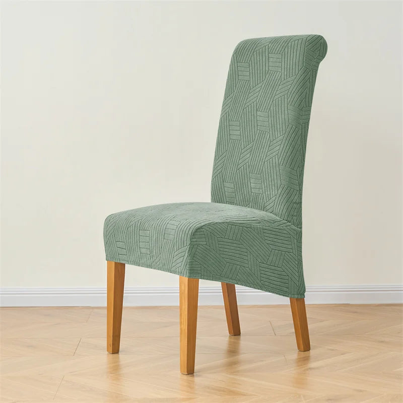 Housse de chaise extensible scandinave grand dossier XL