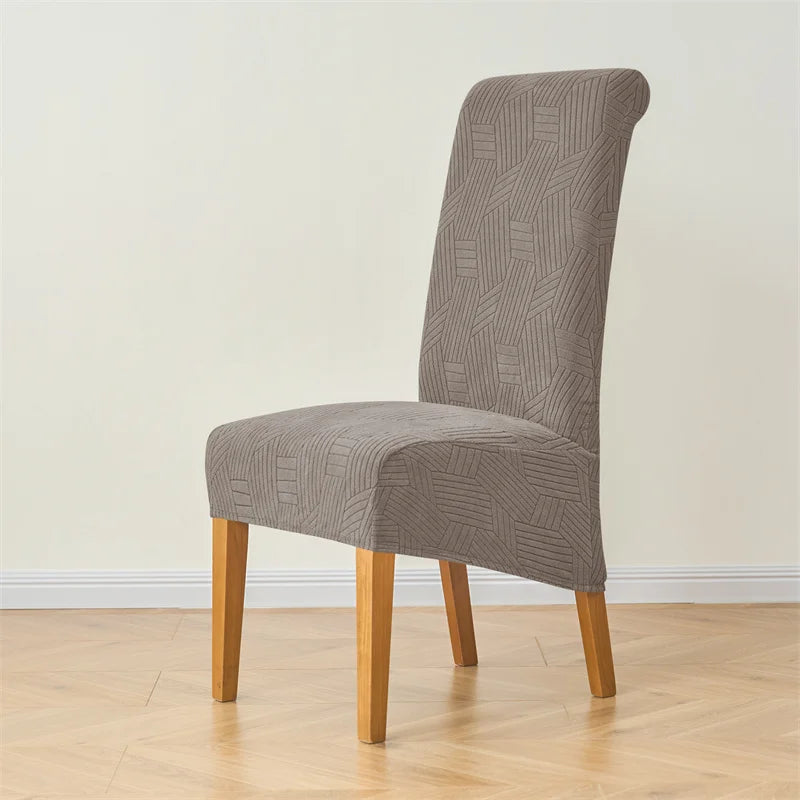 Housse de chaise extensible scandinave grand dossier XL