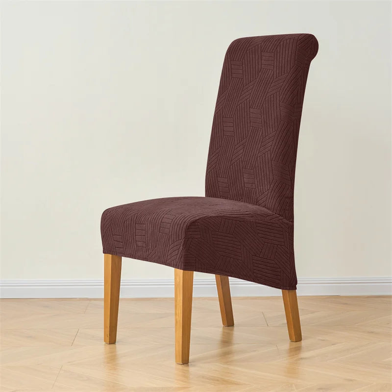 Housse de chaise extensible scandinave grand dossier XL