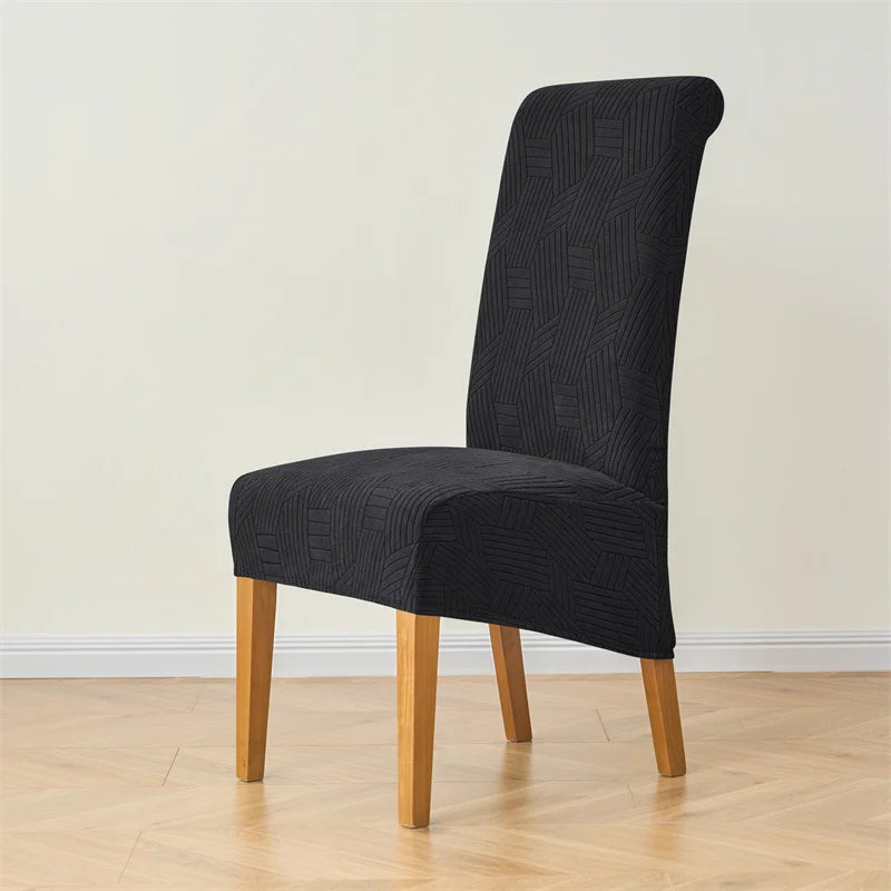 Housse de chaise extensible scandinave grand dossier XL