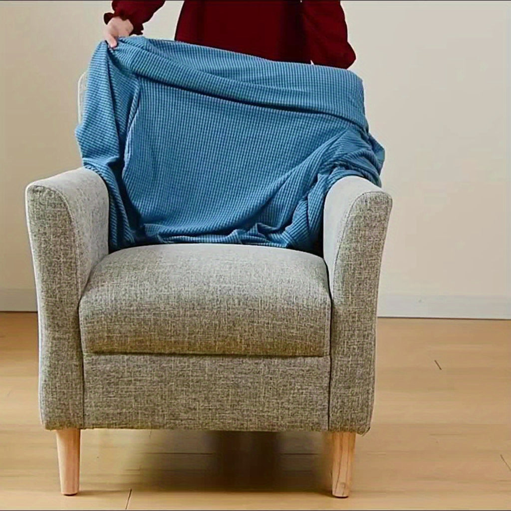 Housse de chaise fauteuil à dossier enveloppant, 6 teintes