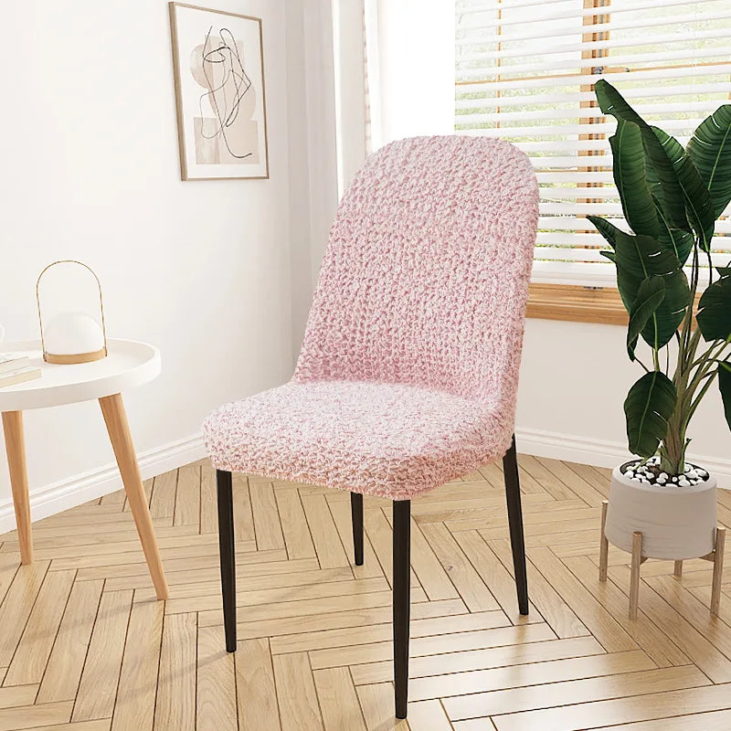Housse de chaise scandinave extensible - Dossier galbé