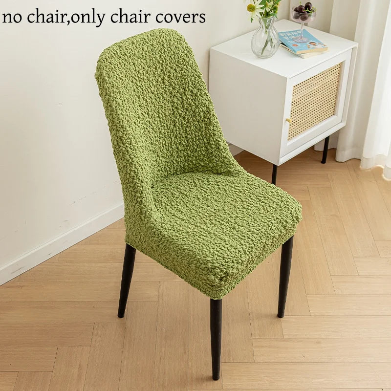 Housse de chaise scandinave extensible - Dossier galbé