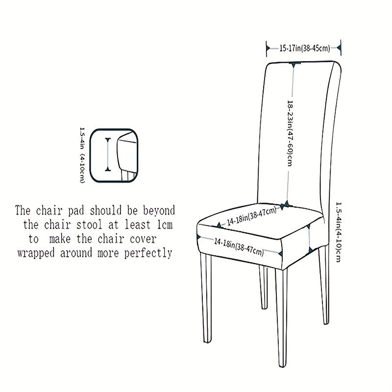 Housse de chaise en simili cuir épais, à l'unité ou en lot
