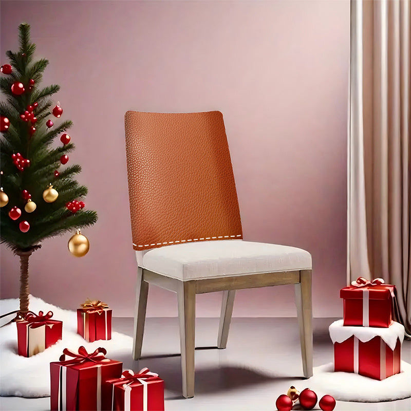 Housse de dossier de chaise effet cuir grainé — vue 3