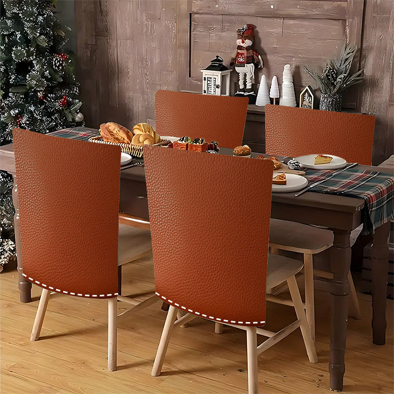 Housse de dossier de chaise effet cuir grainé — vue 6