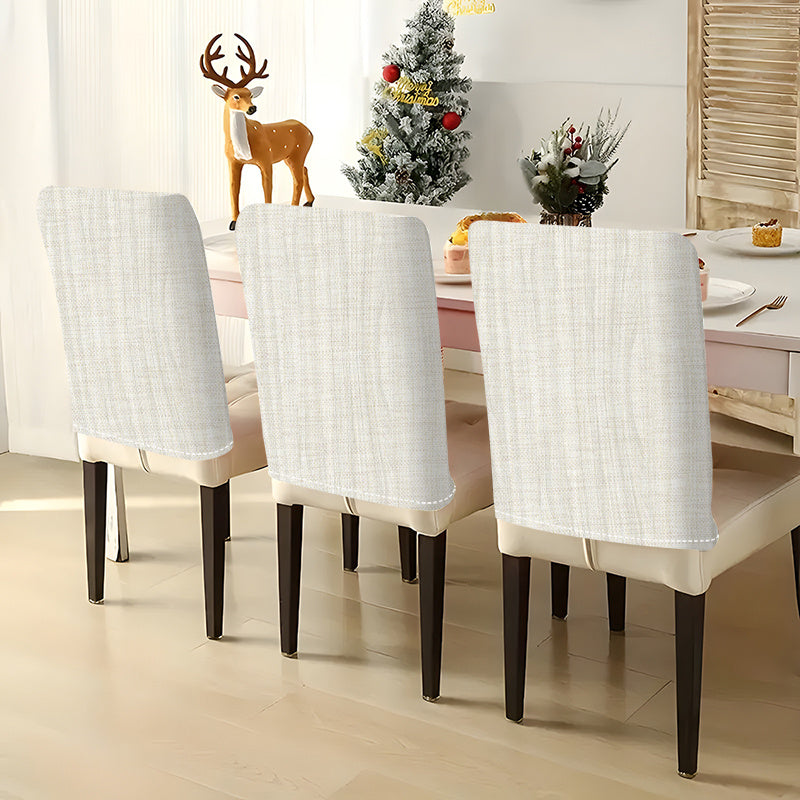Housse de dossier de chaise en lin, lot de 4 ou de 6 — vue 7