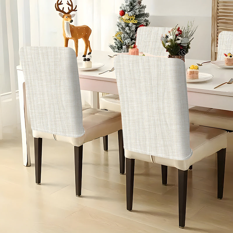 Housse de dossier de chaise en lin, lot de 4 ou de 6 — vue 8