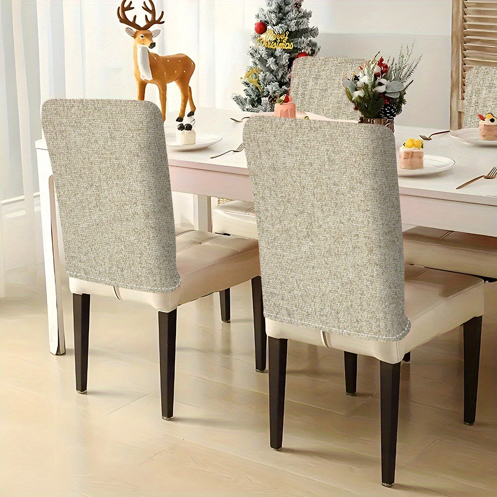 Housse de dossier de chaise en lin, lot de 2 à 6 — vue 5