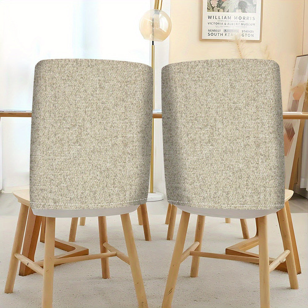 Housse de dossier de chaise en lin, lot de 2 à 6 — vue 6