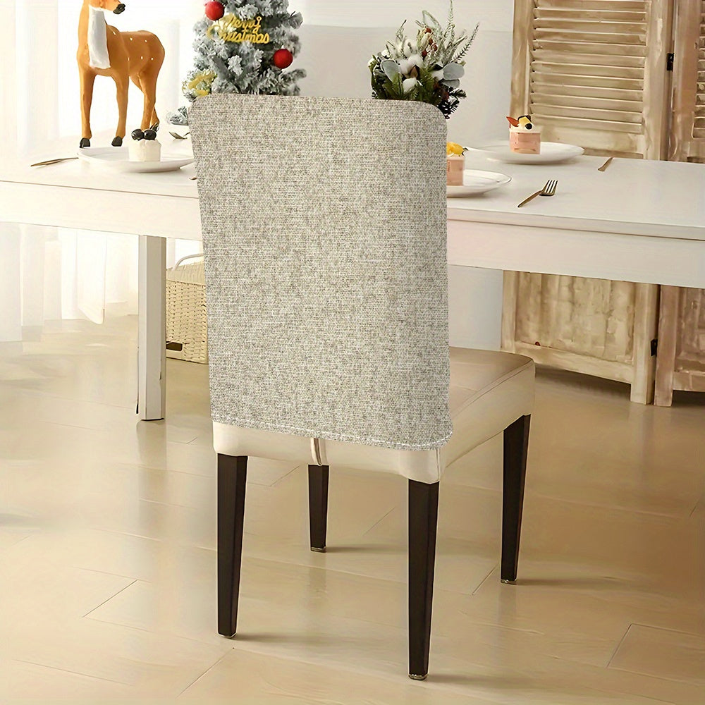 Housse de dossier de chaise en lin, lot de 2 à 6 — vue 8