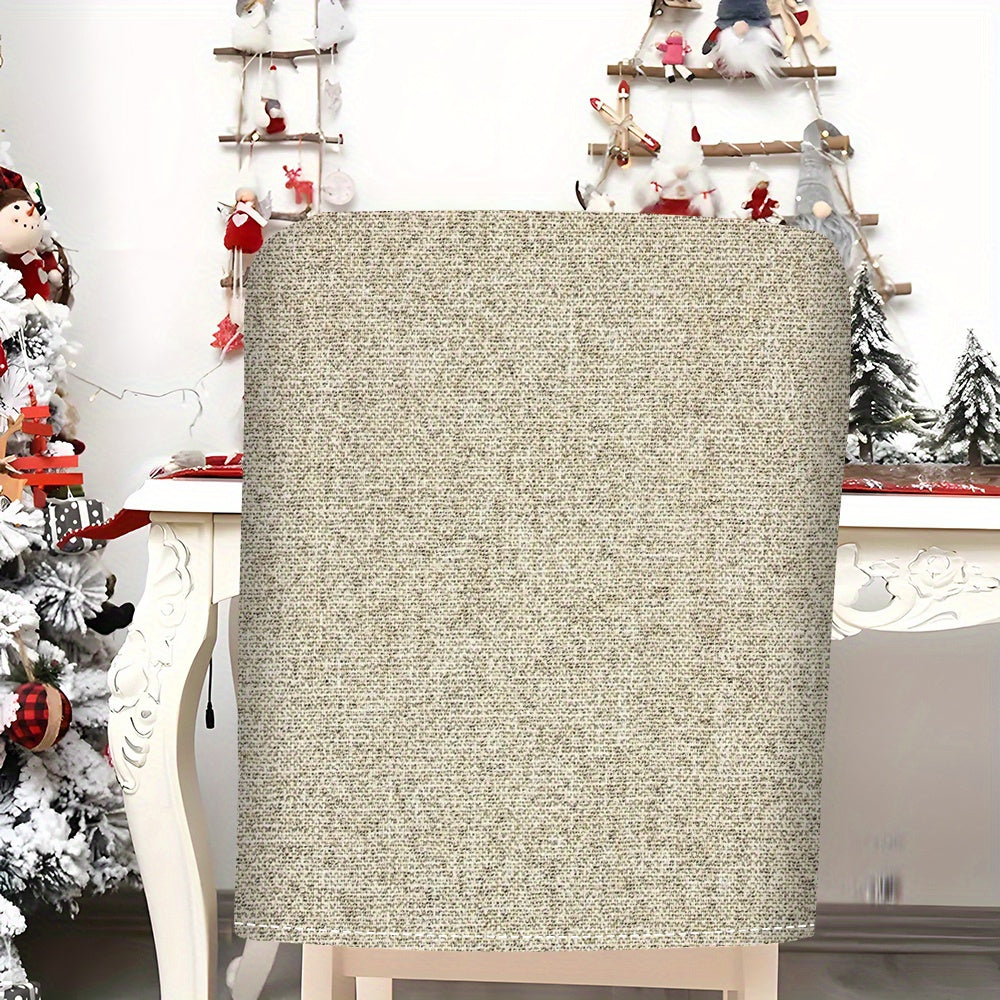 Housse de dossier de chaise en lin, lot de 2 à 6 — vue 9