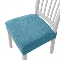 Housse de galette de chaise extensible texturée et lavable