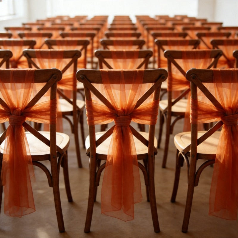 12 pièces Rouge Rouille / 29,5*78,74 pouces 75*200 cm